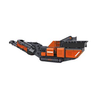 履帶反擊式移動(dòng)破碎站